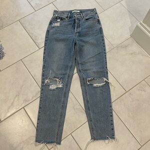 PacSun Ultra High-Rise Slim Distressed Jeans - Size 25